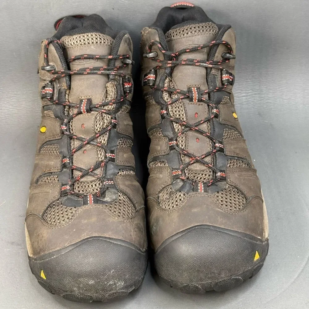 KEEN Men's Lansing Mid Waterproof Steel Toe Work Boots size 14